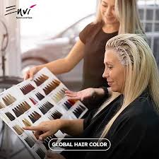 Hair colour.